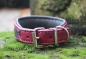 Preview: 0259f Halsband ~grau-himbeer~