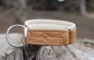 Preview: Zug-Halsband ~basic~ braun-beige  19+4cm