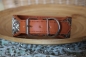 Preview: 1515a Halsband ~orangebraun~ 30-35cm