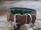 Preview: 0881b Collar ~Nebka~ chestnut-darkgreen