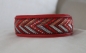 Preview: Zug-Halsband ~Ferras~ rot 21+6cm