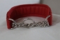 Preview: Zug-Halsband ~Ferras~ rot 21+6cm