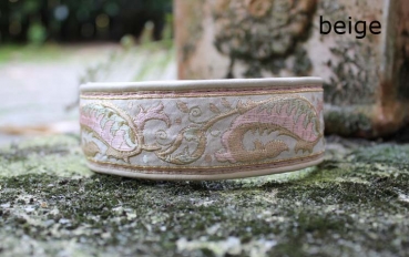 0769 Halsband ~beige-weiß-rosé~