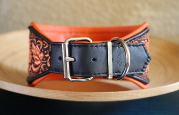 Preview: 1412v Collar ~Asra~ orange-black