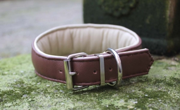 Preview: MA137 Collar fawn brown - light beige 31-36cm
