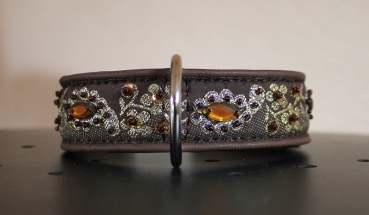 Preview: Collar ~Alia~ brown 25.5cm