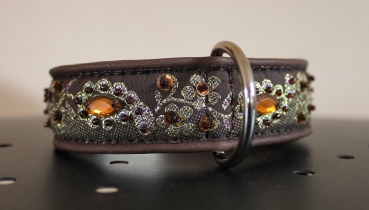 Preview: Collar ~Alia~ brown 25.5cm