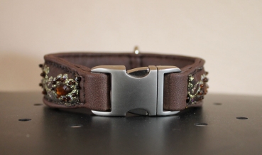 Preview: Collar ~Alia~ brown 25.5cm