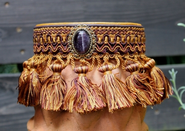 Collar with Tassel Trim ~Intisar~