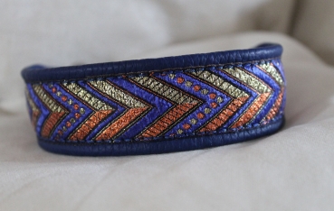 Collar ~Ferras~ dark blue 24+6cm