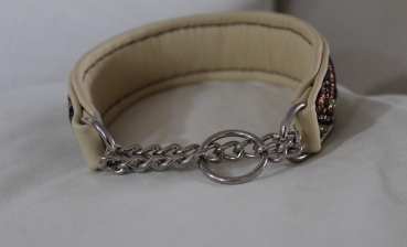 Preview: Collar ~Ferras~ beige 24+6cm