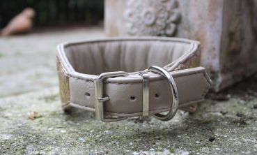 Preview: 1305b Collar ~greybeige-salmon-gold~