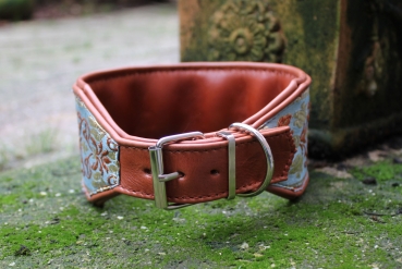 Preview: 1778b Collar ~Motego~ lightblue-camel