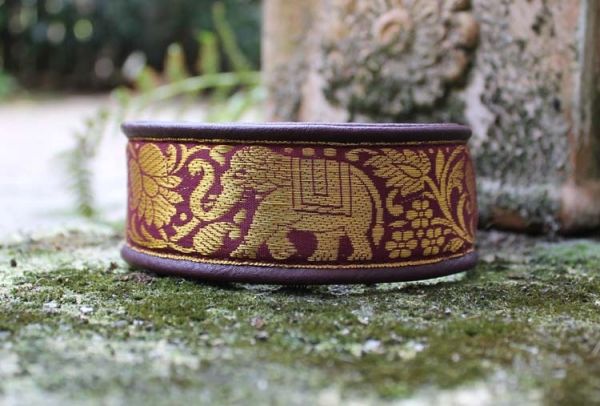 0902a Collar ~dark red~