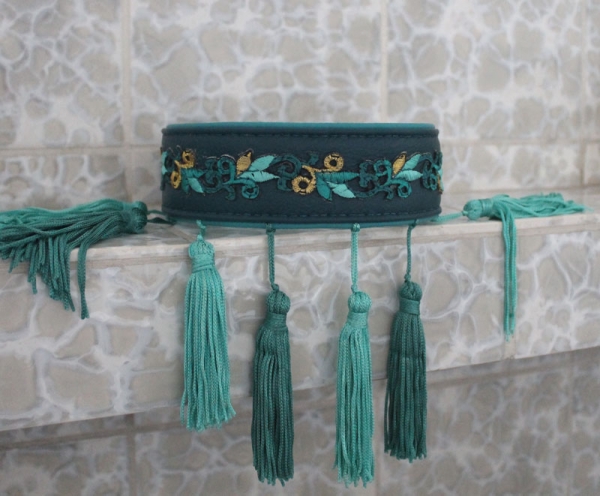 Collar ~Sintra~ petrol-turquoise