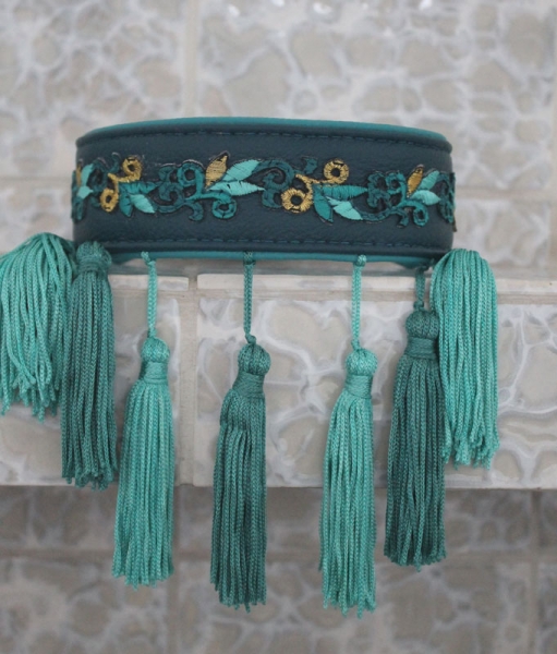 Collar ~Sintra~ petrol-turquoise