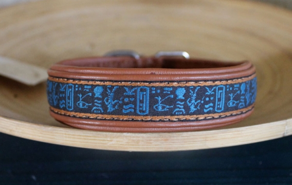 0129 Collar ~foxbrown~  29-34cm