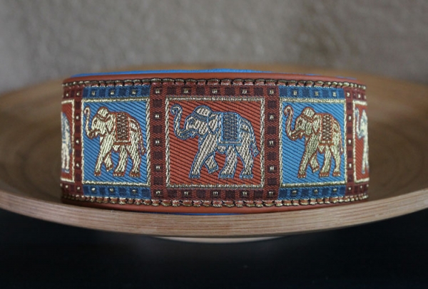 1496b Collar ~terra-blue~ 35.5-40cm