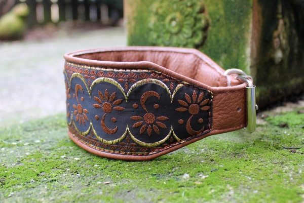 1429a Collar ~mittelbraun~ 32-37cm