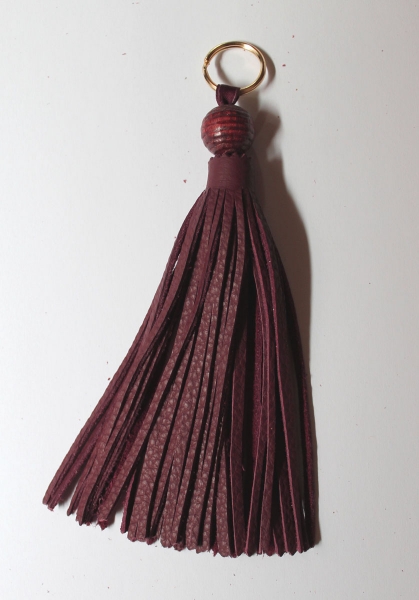 Leather Tassel ~darkred~ 13cm