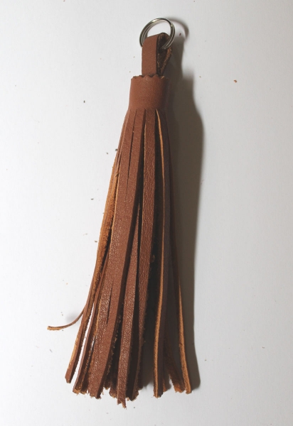 Leather Tassel ~saddlebrown~ 13cm