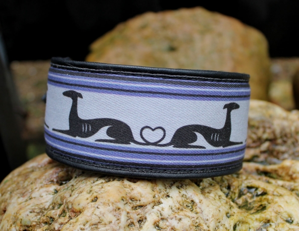 Halsband ~Sabah 6~ schwarz 30-35cm