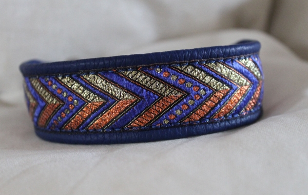 Collar ~Ferras~ dark blue 24+6cm
