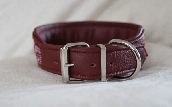 Halsband ~Makaros~ dunkelrot 30-35cm