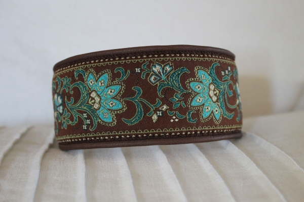 1468b Collar ~Blossom~ brown